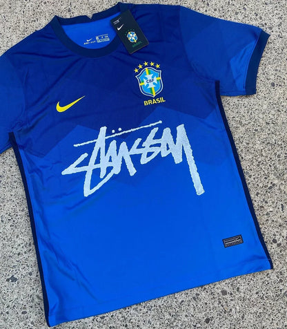 Brazil X Stussy Blue
