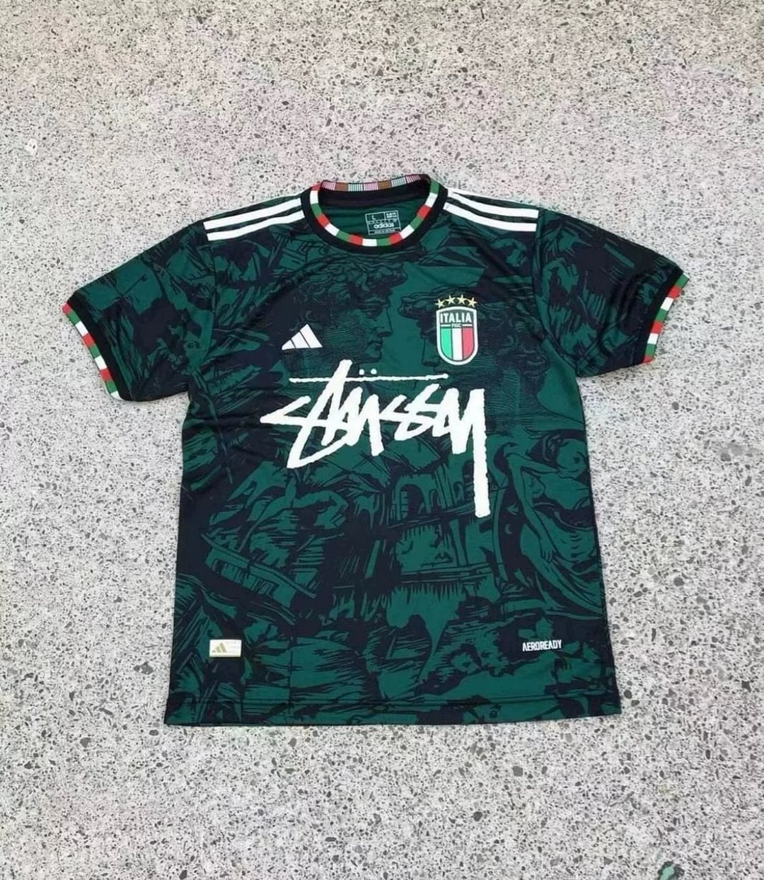 Italy X Stussy Green