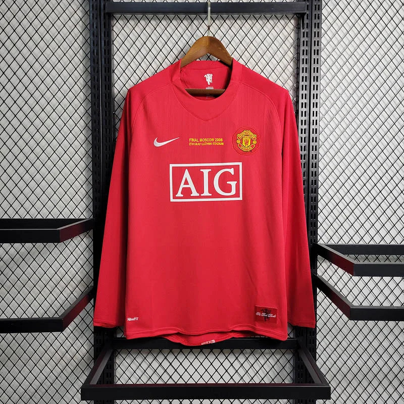 Manchester Utd. Home Retro Longsleeve 07/08