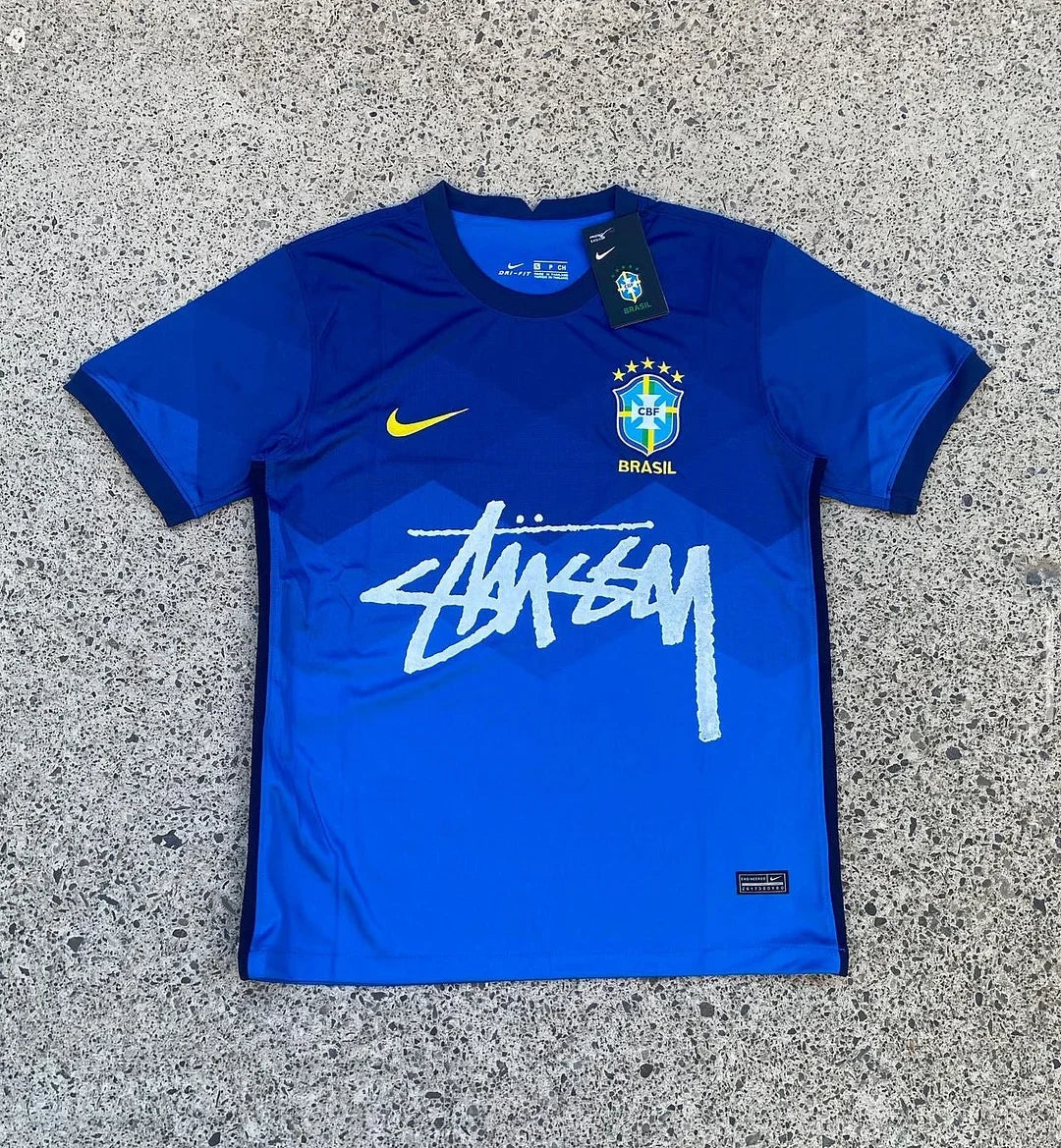 Brazil X Stussy Blue